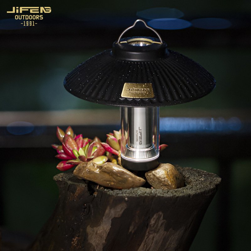 JiFengOutdors monsoon outdoor camping air light LED flashlight multifunctional emergency pure copper lamp