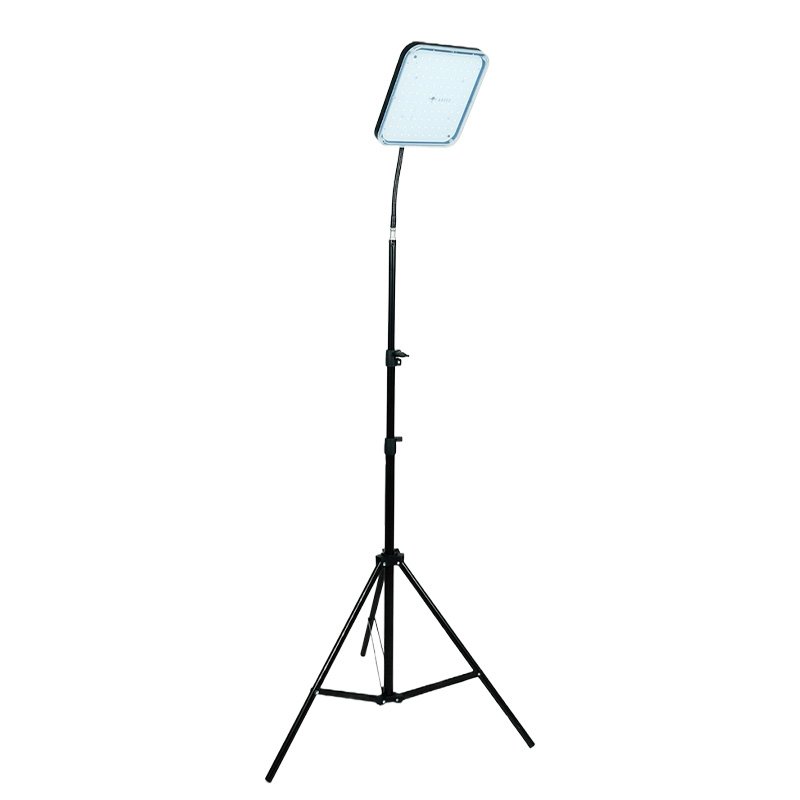 Outdoor camp light charger overlighted balconies at night market