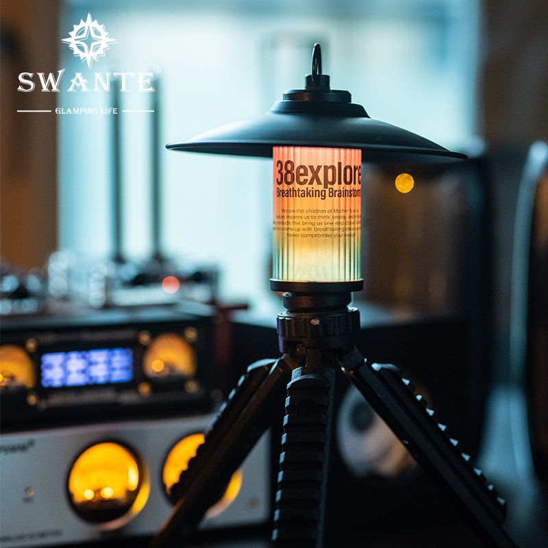 Swante outdoor camplights 38 and the same amount of flat-air multi-purpose camp light lighting re-entry camp lights