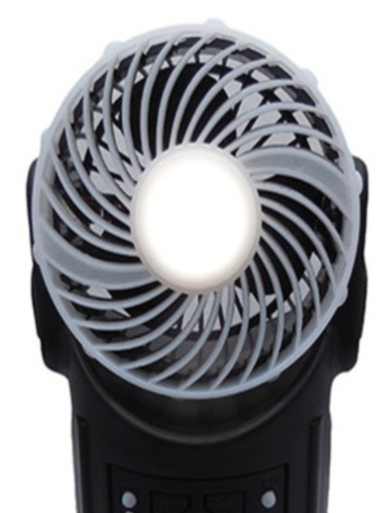 CSTT CAMP FAN OUTDOORS, INDOOR RADIO-DEFUNCT AIRLIGHTS CHARGE BLACK MECHANICAL MULTIFUNCTIONALITY