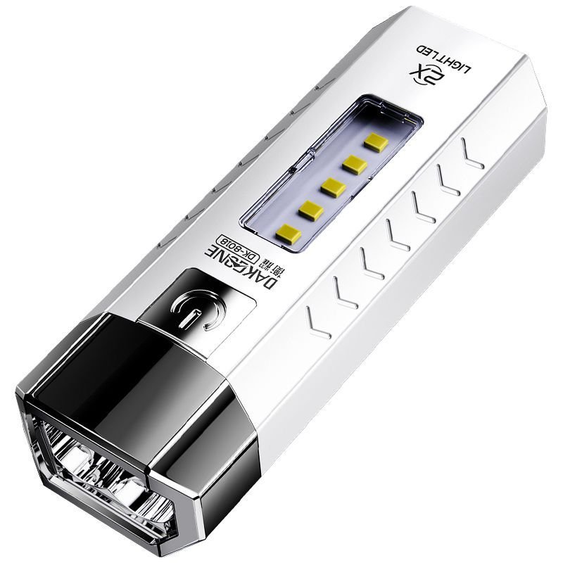 A recharging flashlight, a special force, can charge multi-purpose, super-lighted, home-carrying, night-on-night emergency lighting