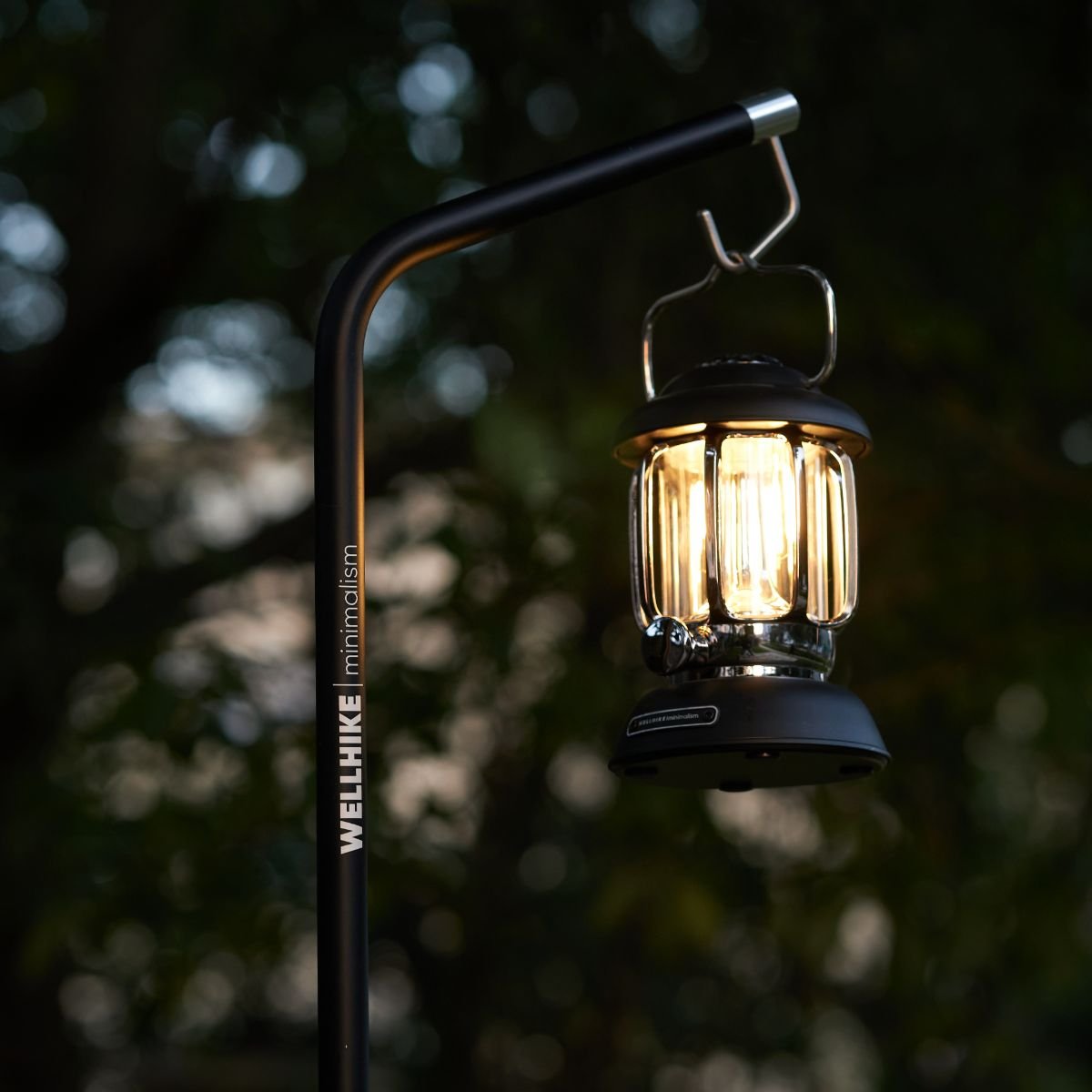 WELLHIKE RETROMETAL MASK OUT-OF-COURT CHARGE LED SUPER-LANGUAGE LIGHTING TENT