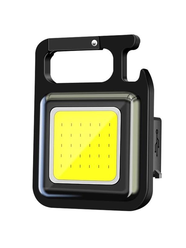 led key button multi-functional cob pan-lights, easy-to-charge open-air light magnet-sucking light flashlights