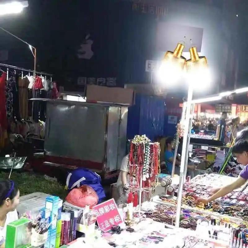 OVERLIGHTED LED-CHARGED LIGHT BULB OUTDOOR WATERPROOF NIGHT MARKET LAMP STAND-UP LIGHTING FOR EMERGENCY WIRELESS ENERGY-SAVING LAMP A FOR POWER OUTAGES