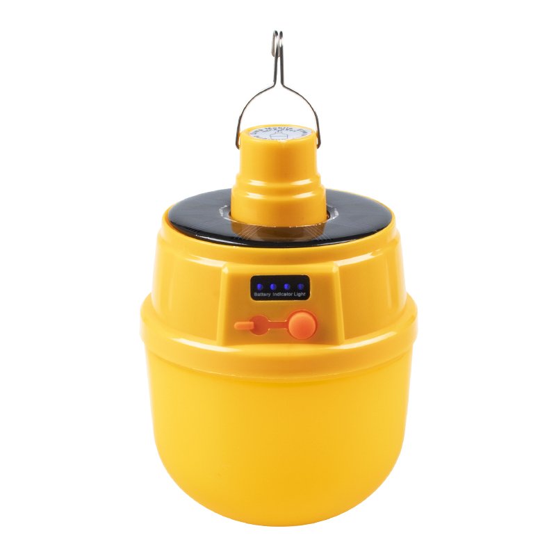 LED SOLAR HOME YELLOW-LIT, MOSQUITO-LOVED, OUTDOOR WATERPROOF CAMPING, NIGHT MARKET, USB RECHARGE