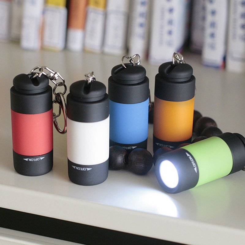 The flashlights are so powerful that the U.S.B. can charge small minis and hold the light with the student children's led keys