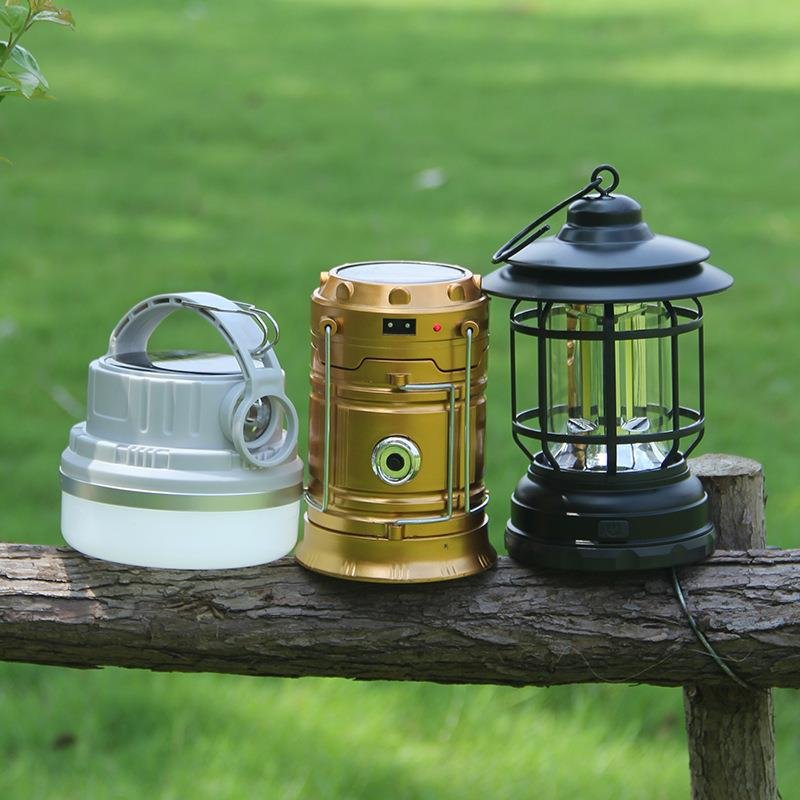 Camp lights were restored to the Guma camping camping area, camping light, kerosene light was recharged with a portable light for emergency lights