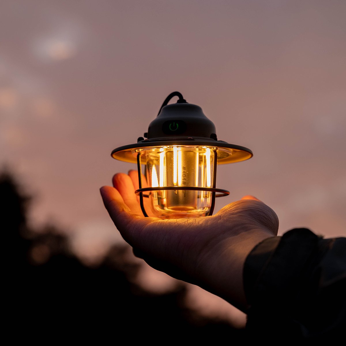 Wellhike Mini Pine Lamp 80h long, outdoor lighting camp hand-held camp retrospect