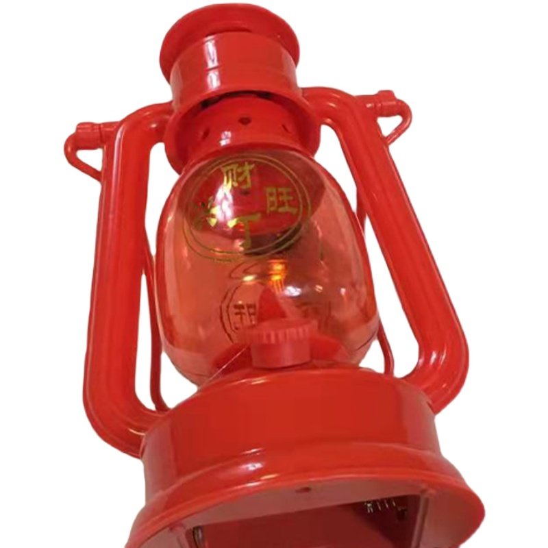 THE LED-CHARGED BATTERY LANTERN IS RICH AND FESTIVE