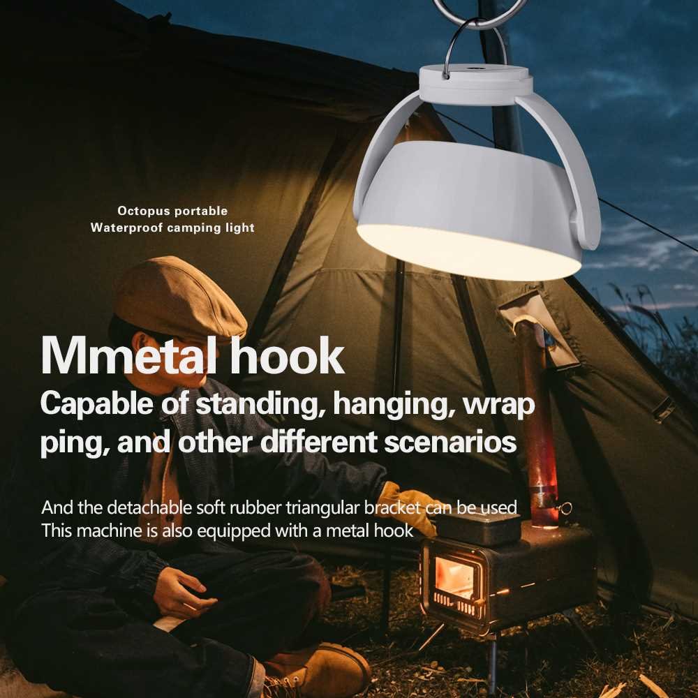 Multi-purpose camplight portable waterproof USB charged led tent outdoor horselights equipped with camp lights