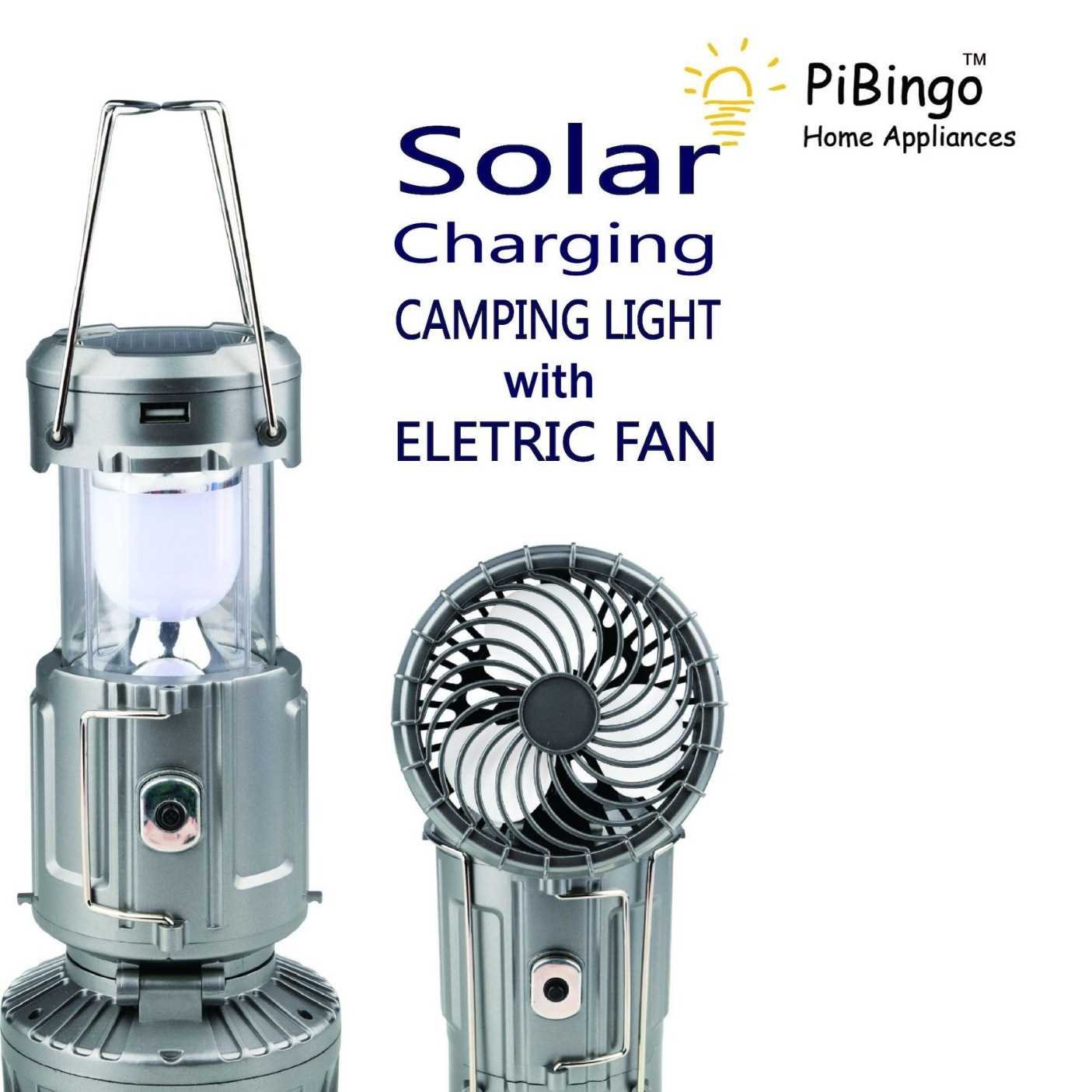 Camplight fan outdoors, multi-purpose horselights, camping tent lights with fan folding of light-lighted strong-light lamps