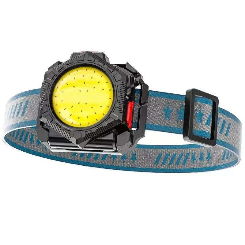 Multifunctional triangulation of a light outside the house and night running of a red-lighted emergency light on your wrist