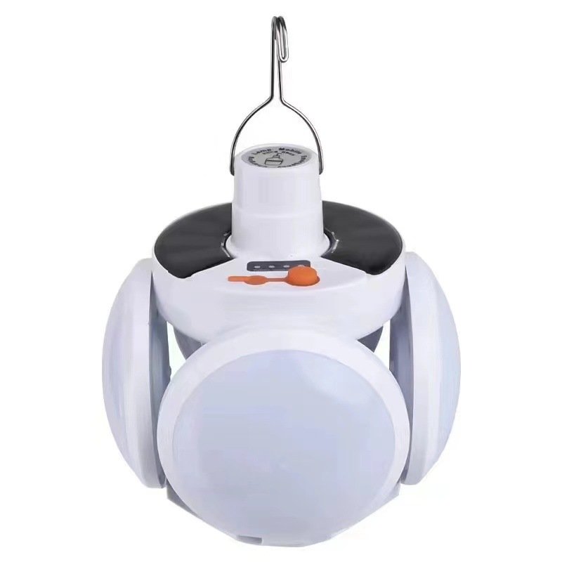 Super-screech football lights, light tents, and light-efficient light bulbs to charge solar energy