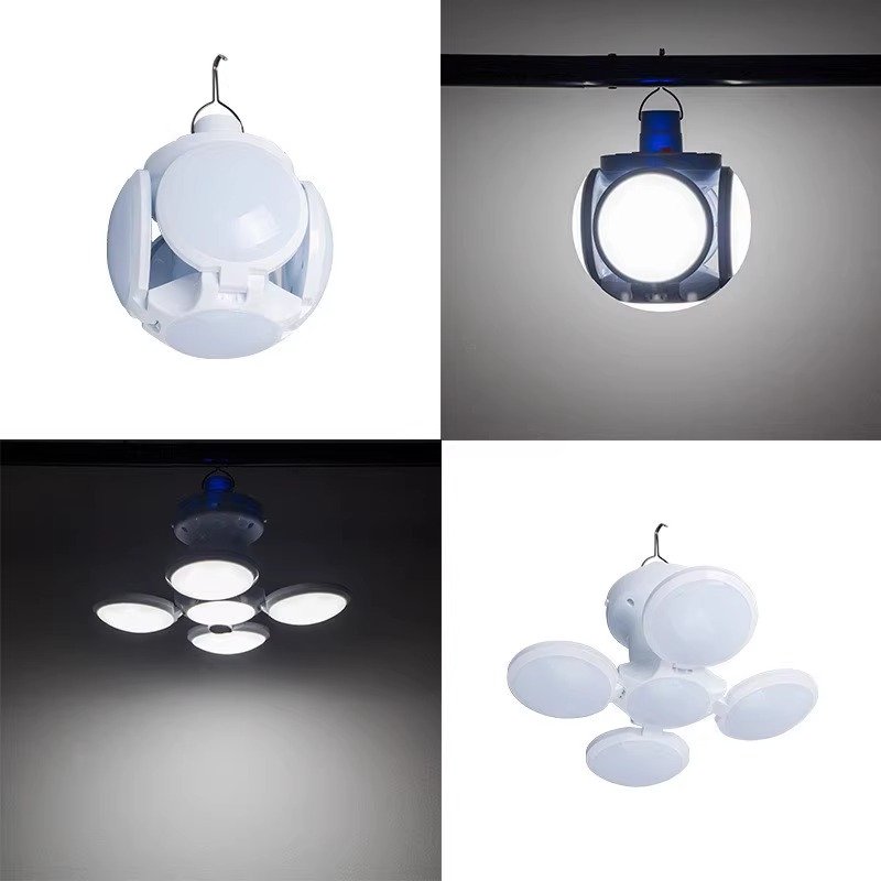 solar-charged light bulb blackout, emergency night market stand-up, led super-energy-efficient folding football lights