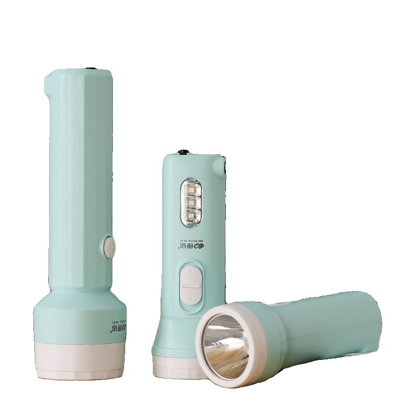 the flashlights are high-lighted outdoors, and the light is too bright