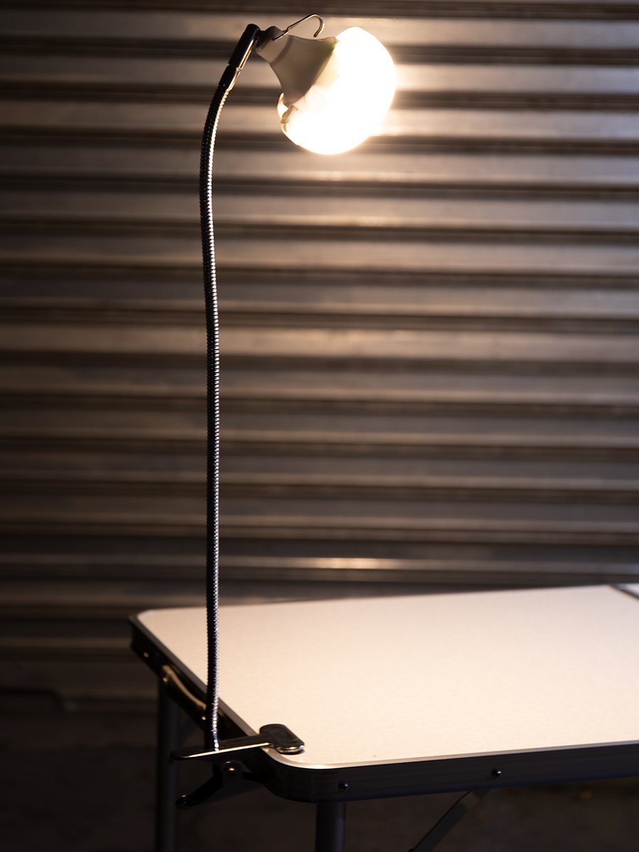 LED-CHARGED LIGHT STAND FOR NIGHT STANDS WITH TABLE-TOP LIGHTERS ON SPECIAL STANDS FOR SNACKS