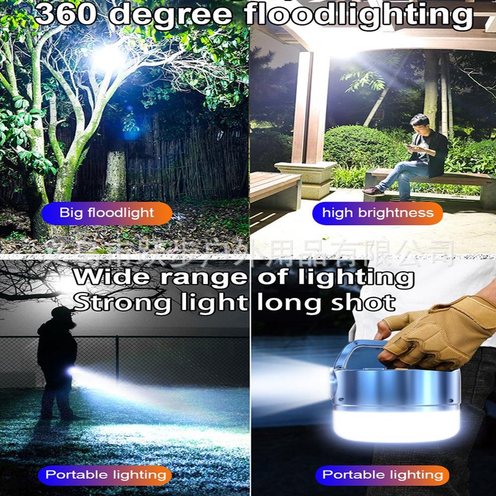 OUTDOOR LED SOLAR-POWERED TENT LIGHTS, CAMPING LIGHTS, HOME-RUNS WITH POWER OUTAGES ON THE NIGHT MARKET
