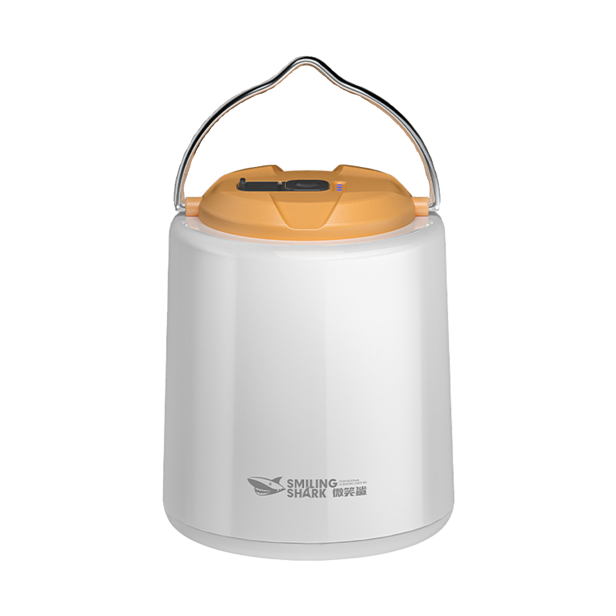 Smiling shark outdoor heater camper with a hanged emergency energy-saving lighting field super-lighted camplight
