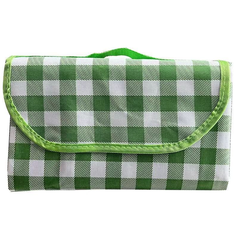 A picnic pad with a spring-painted, water-proof, draught-proof seat-past-possible picnic