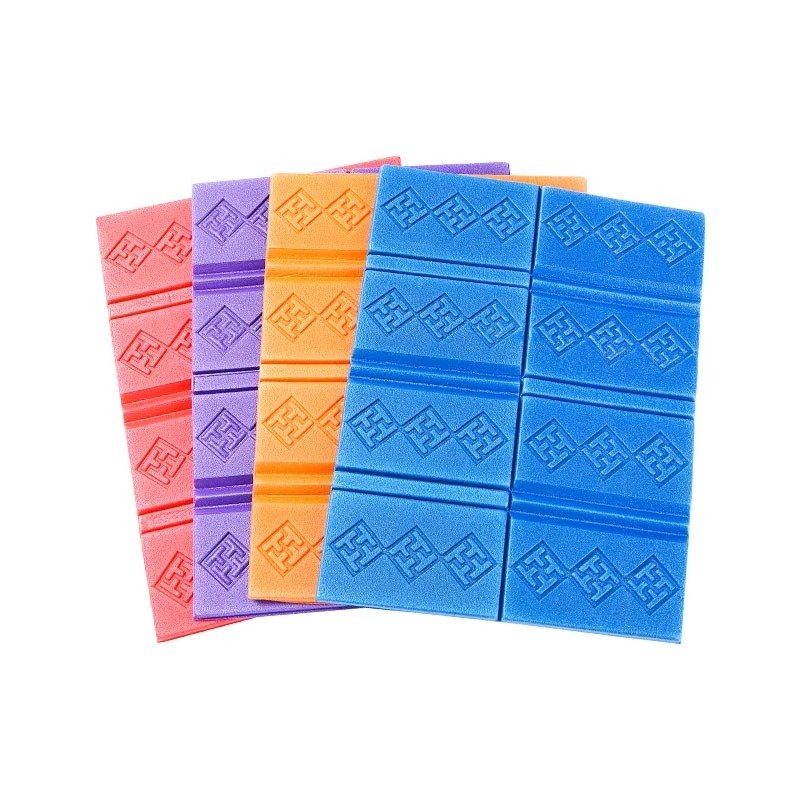 Folding a seat cushion, and you'll have a mini-foam pad and a pedestal