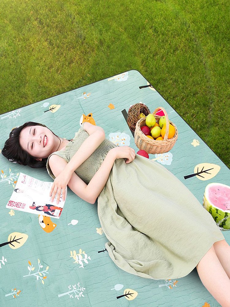 A picnic mat mattress with a damp-proof outdoor cooking camping item will take the grassland net red