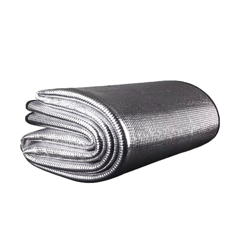 Aluminum membranes with water-proof camping tents on the beach, on the lawn of the beach and on the lawn