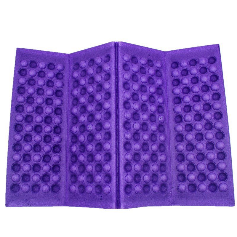 AN OPEN-DOOR SEATING PAD, A FOUR-FOLD FOLDED FOAM PAD, A COOLER-PROOF, AND A PICNIC FART