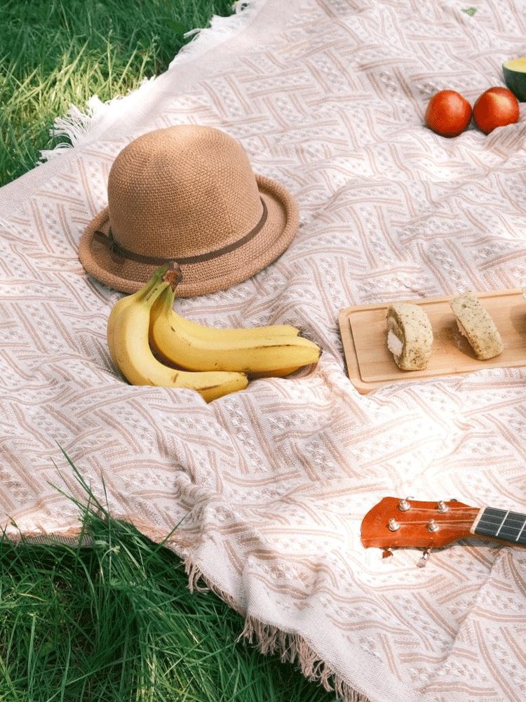 ins-fun picnic pads with thick outdoor camping blankets, spring mats, field cooking
