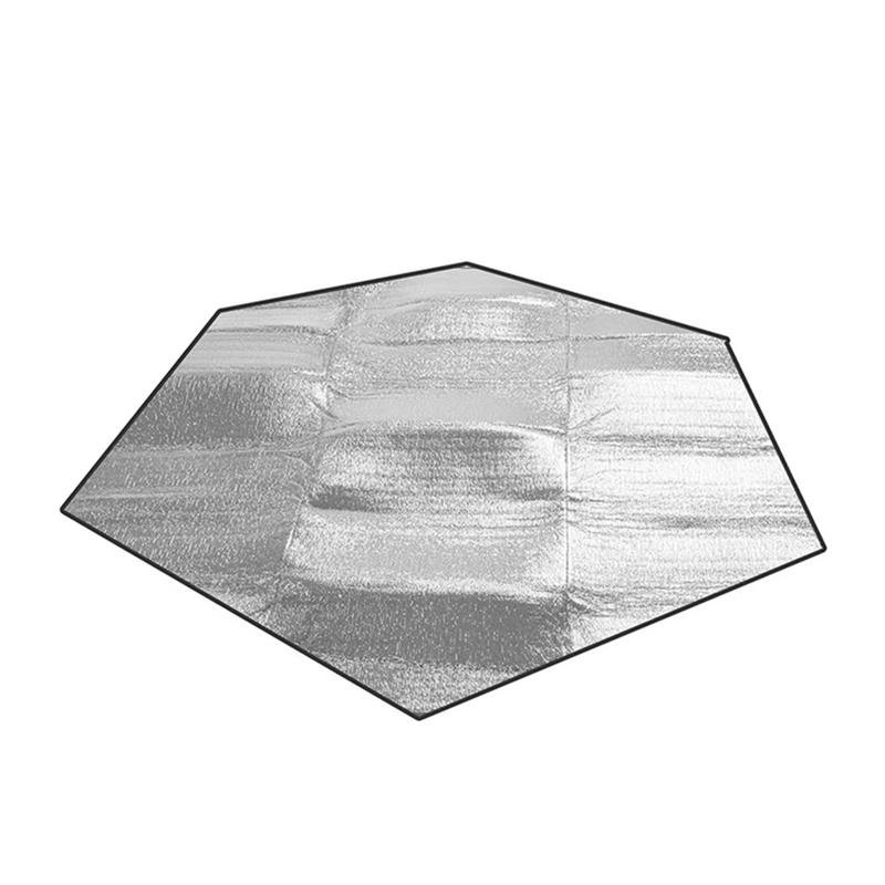 Swim-proofing and water-resistant picnic pads, aluminum membrane pads and beach pads outside the camp