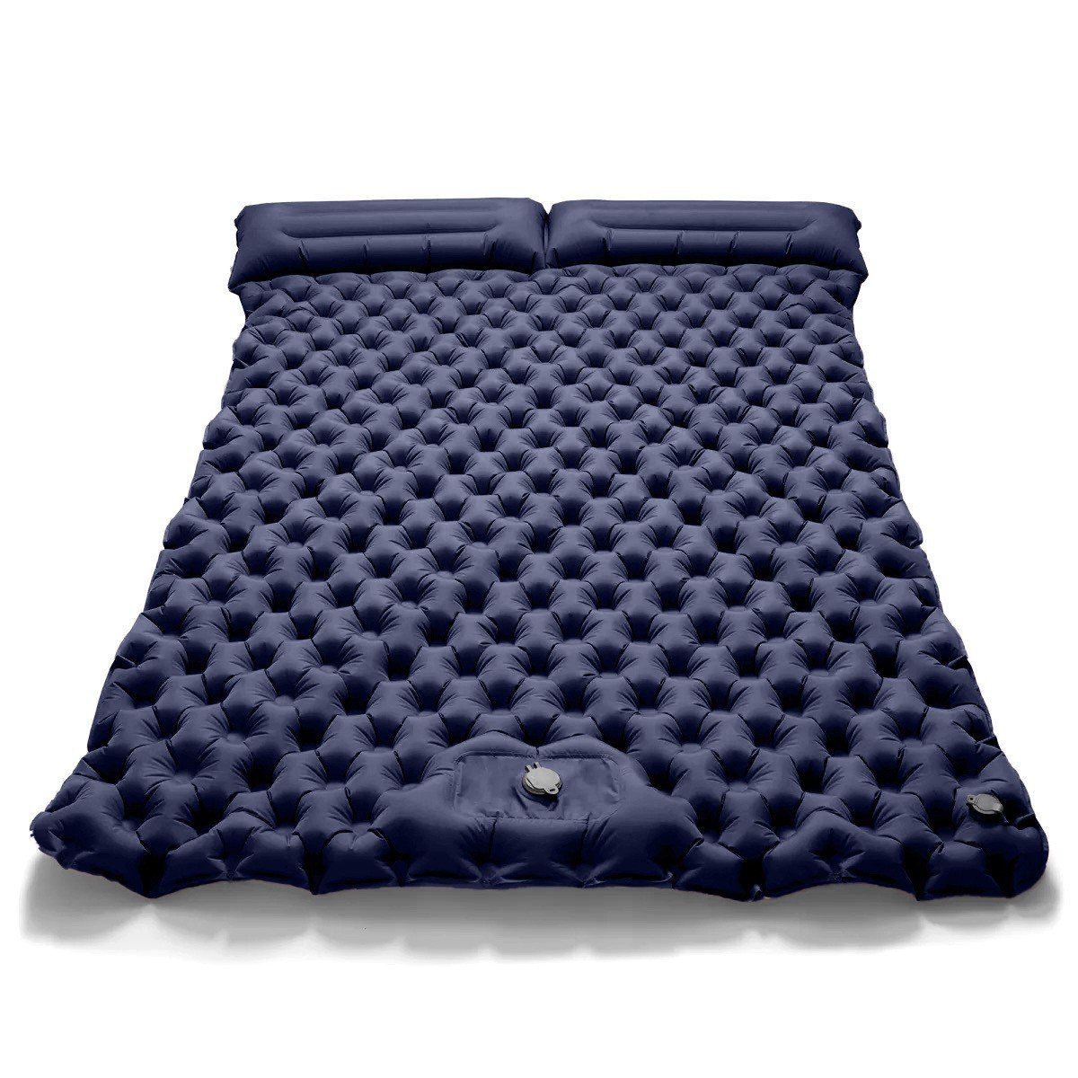 THE OUTDOOR TENT CAMP WAS SO LIGHT THAT TWO PEOPLE WITH THE DAMP PADS STEPPED ON THE NEW SINGLE-MAN TPU GASKET
