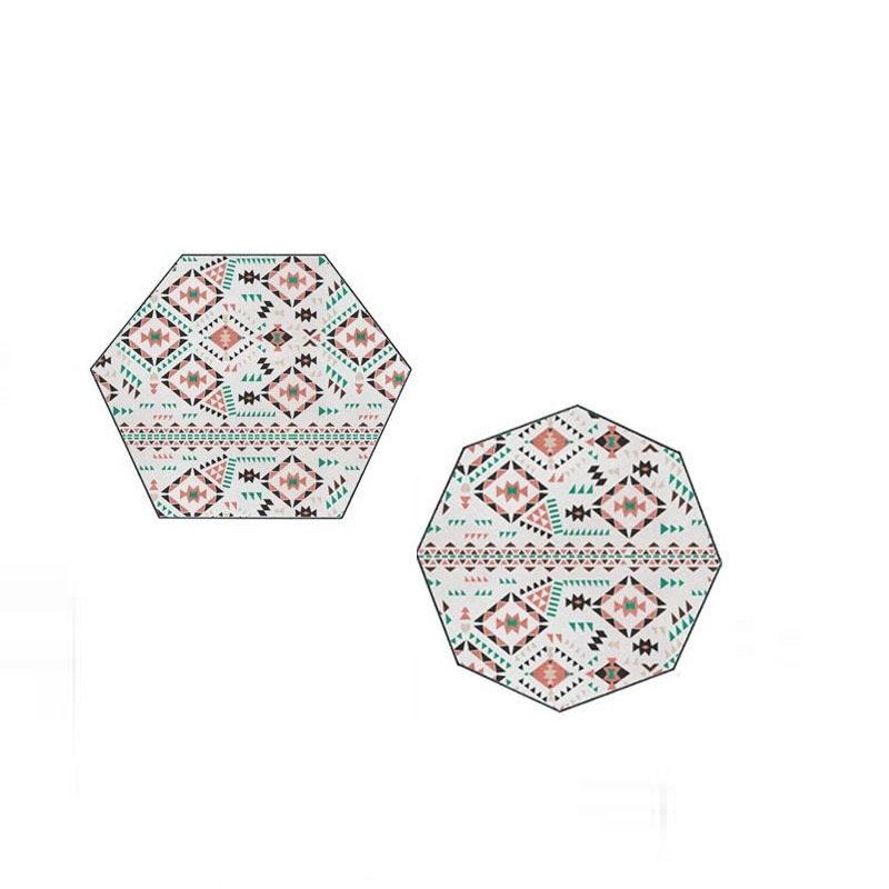 Hexagon ultrasonic picnic mats, camping and crawling in the spring with thicker mattresses, and waterproofing with a picnic cloth