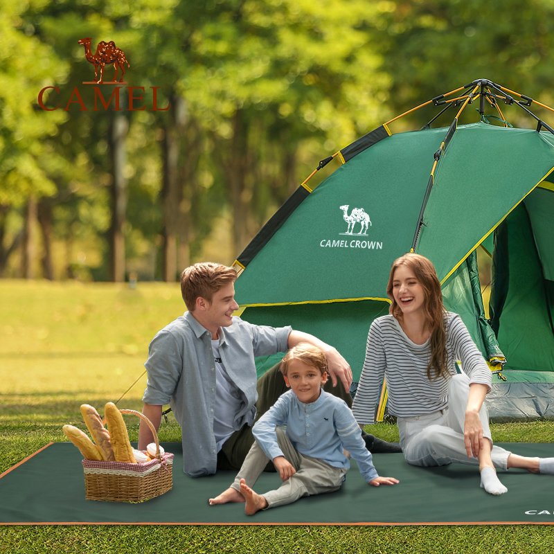 Camel-backed camping mats with water-resistant and grinding picnic mats, Oxford-preserve