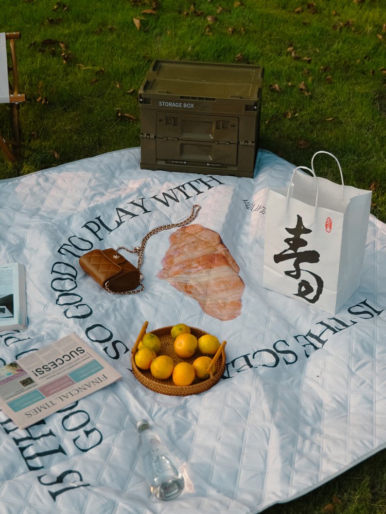 inswind portable picnic pads with thick outdoor spring music floor mats and waterproof hand-held tents