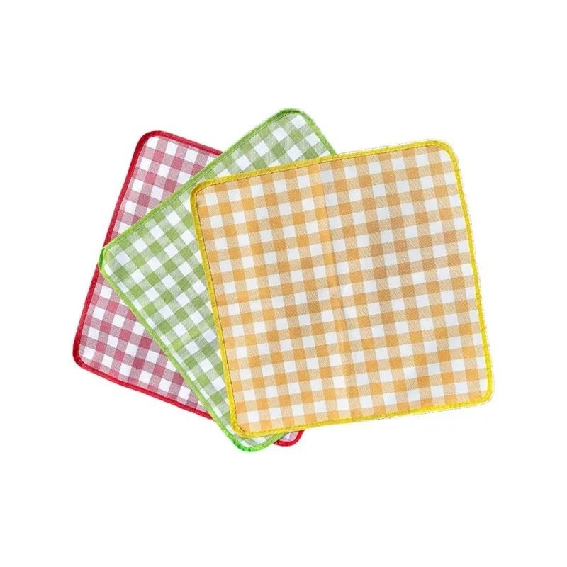 An outdoor folding of a small seating pad and a camping picnic mat to separate the dirty water park from the rest of the country