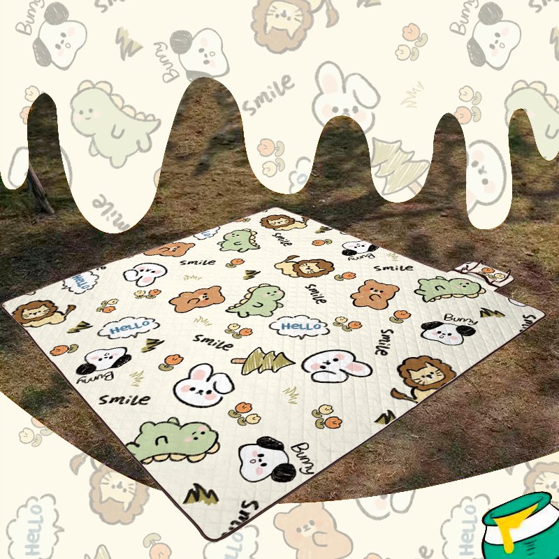 With a picnic pad and a camping beach and a watery lawn pad and an outdoor tent pad