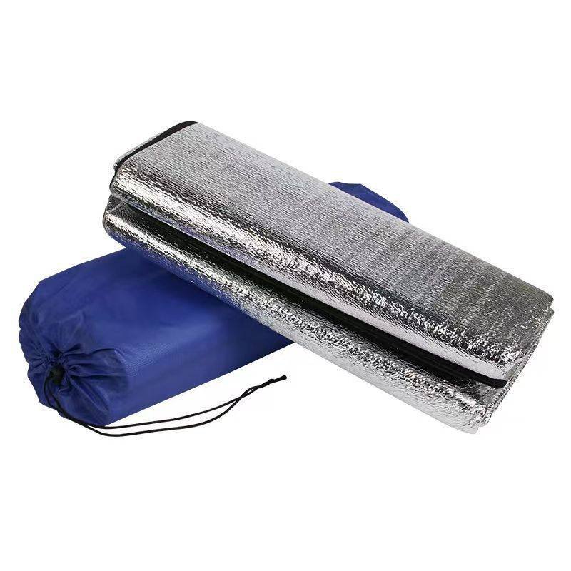 An outdoor aluminum pretense is thicker and a water-proof camping tent is thicker