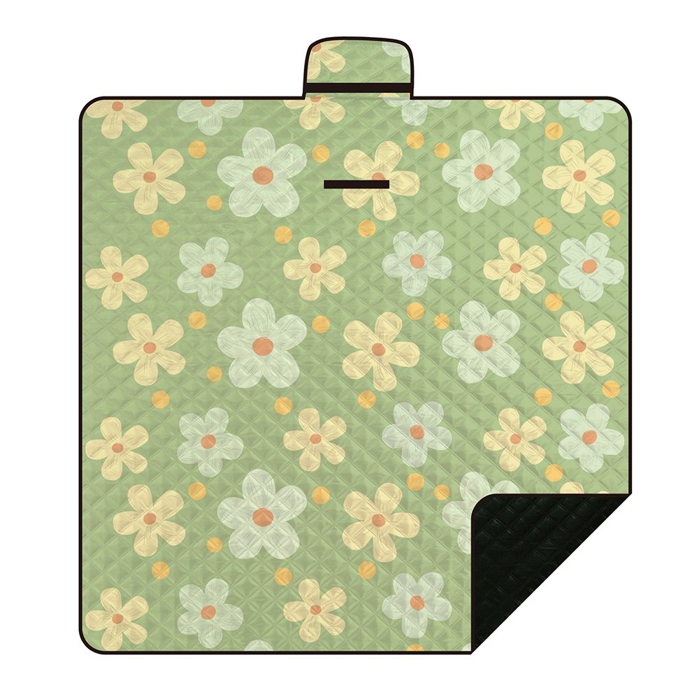 Damp-proof picnic mats can be used to wash ultrasound lawn mats and camp outside of the beach