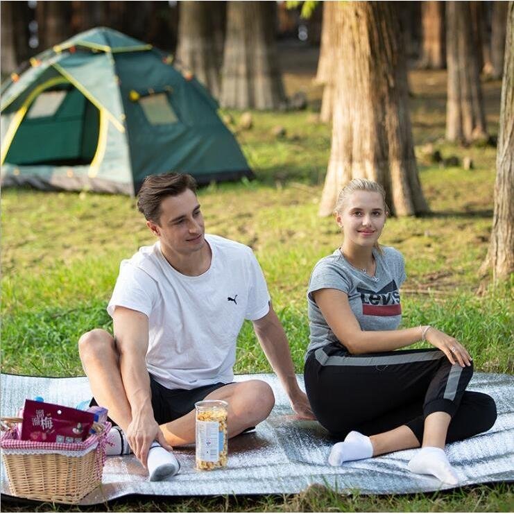 Outdoor aluminum-resistant picnic mats camp-pregnant hotbeds with tents to sleep in cold mattresses