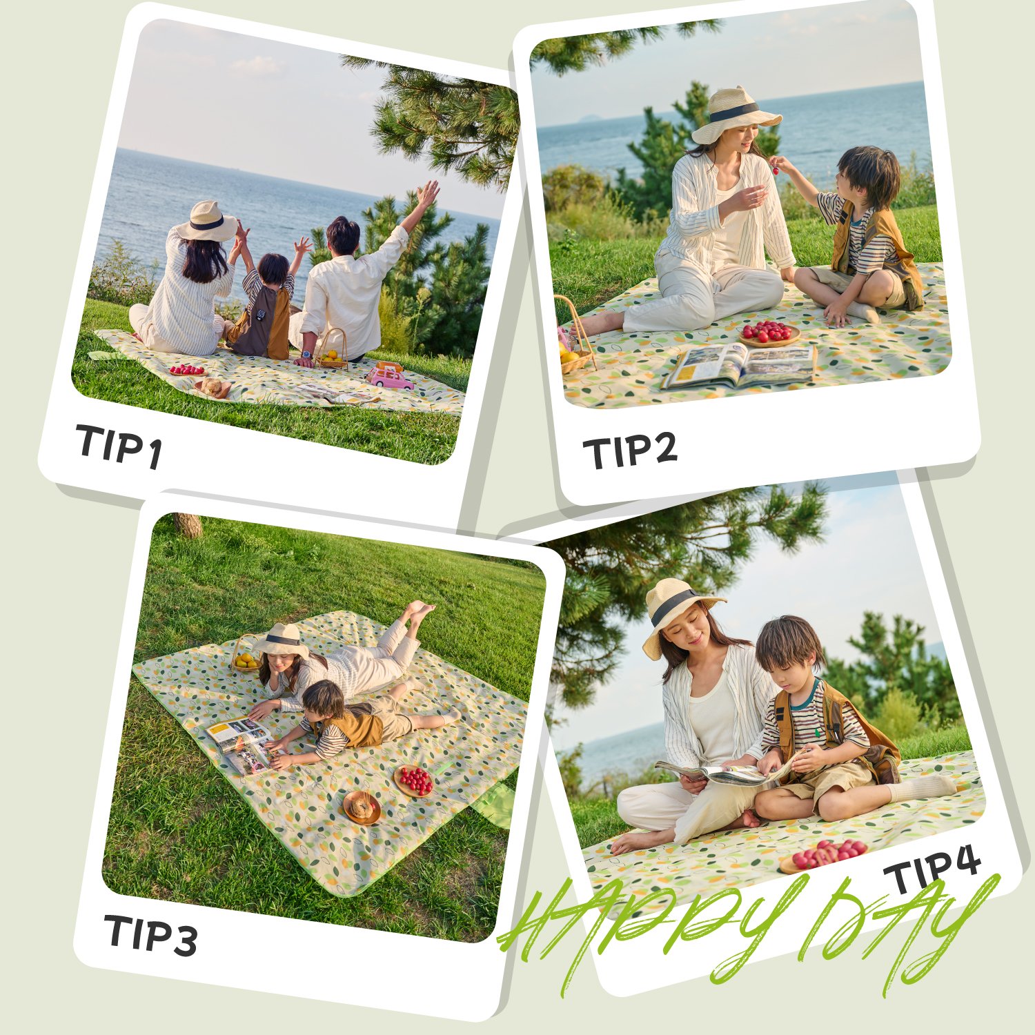 A picnic mat with a thick top of the music hysteria