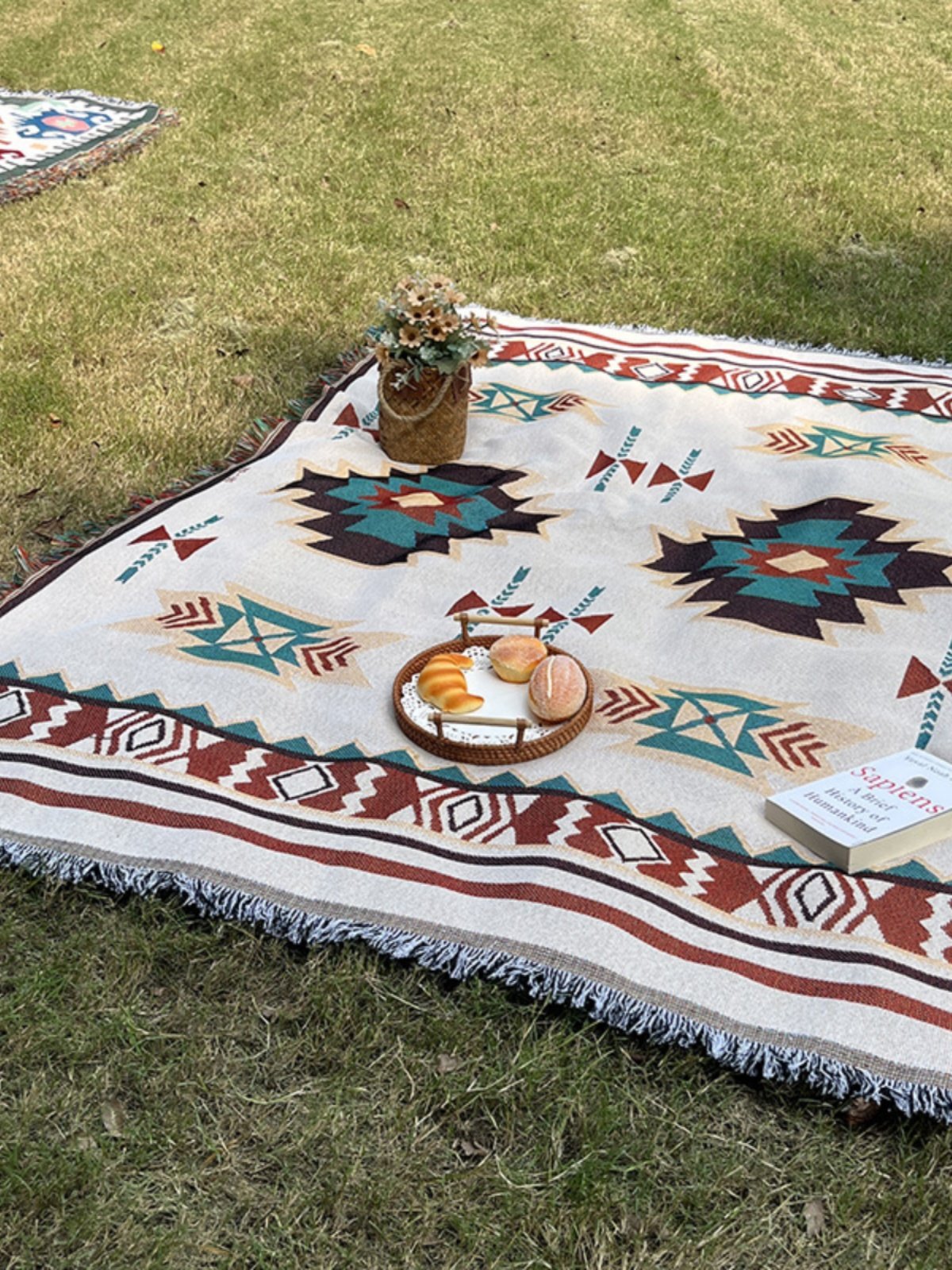 a picnic mat for camping blankets and a picnic mat for camping cushions
