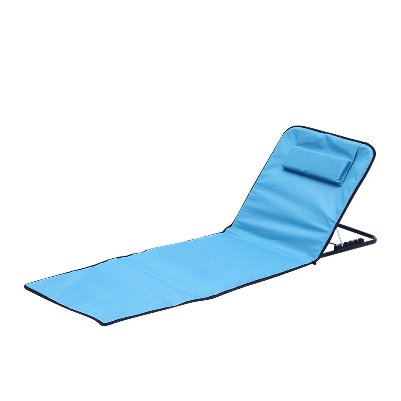 Outside beach mats, Oxbow steel piping, folding and laying, two-seat camping, tide-proof picnic pads