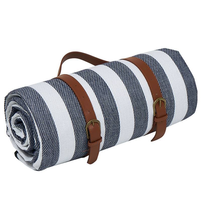 A picnic mat with a thick picnic cloth and a waterproof camping tent pad