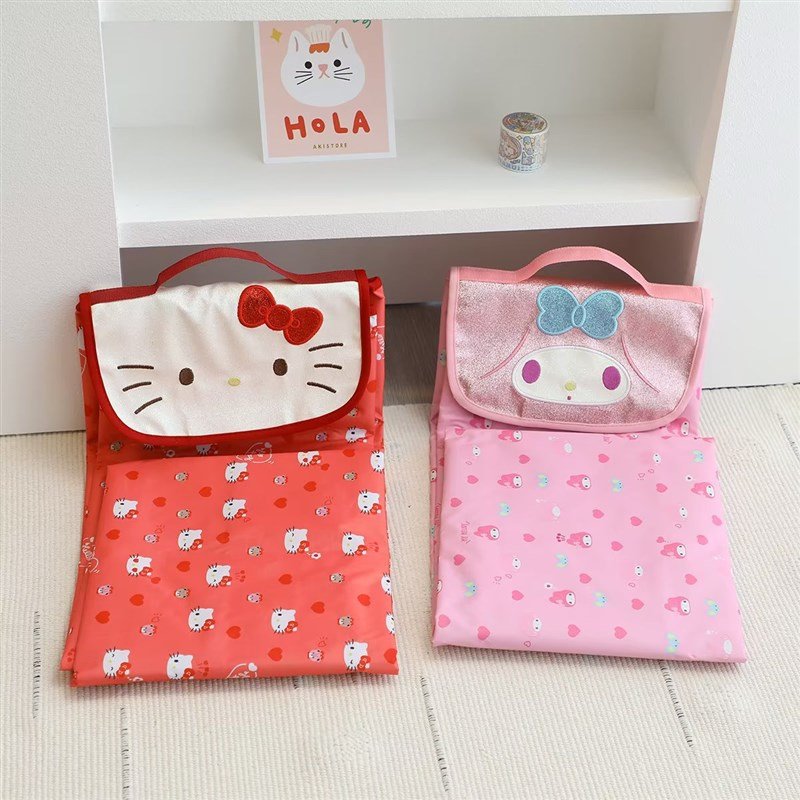 Cartoon-heavy outdoor picnic mats. Portable cooking pads folding tide-proof beach camping pads