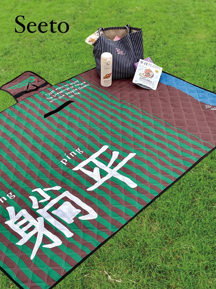 seeto picnic pads with thick outdoor camper pads with folding of field lawn pads