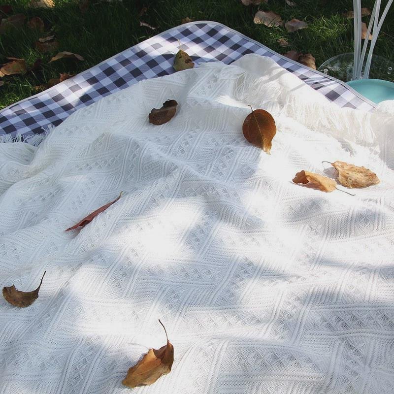 White spring mattress picnic mats with thick waterproof outdoor camping to take pictures of a picnic beach mattress tent pads