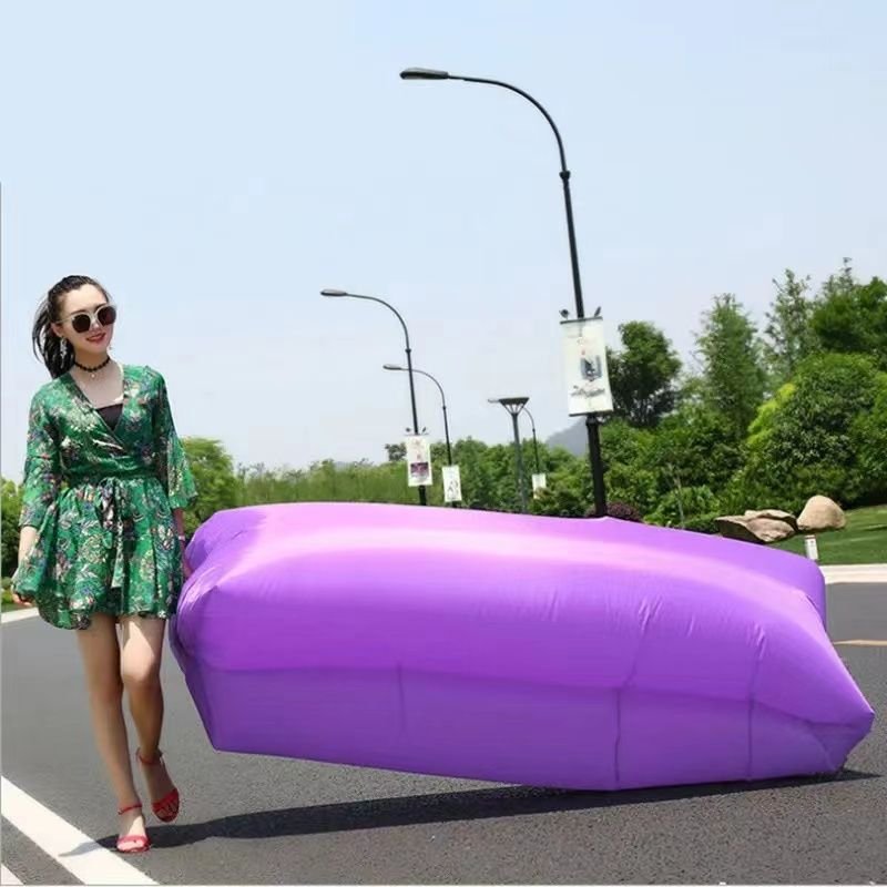 Camping air-bed air festival for a portable pedal picnic by outdoor lazy people on their couch