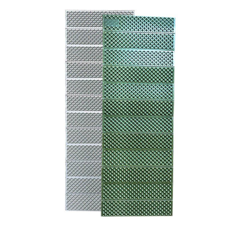 Fever-preserving sleeping pads for the outdoor aluminum membrane pedestals and extra light mats for the picnic with the yogurt