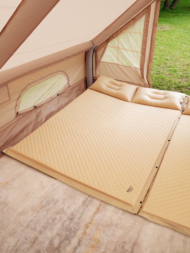 Inflated mattresses for the pristine outdoor camping pads for the pedestals