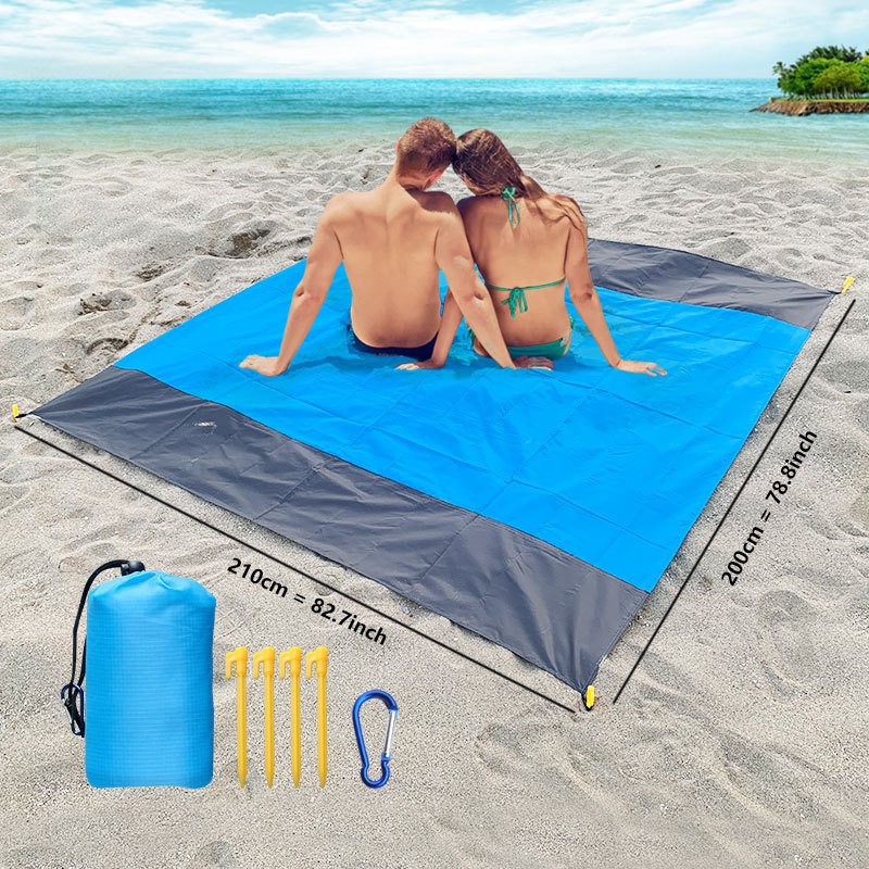 New outdoor camping camping mats with waterproof water can fold bags and sand beach mats to decorate camping mats on the plaque and sand beach