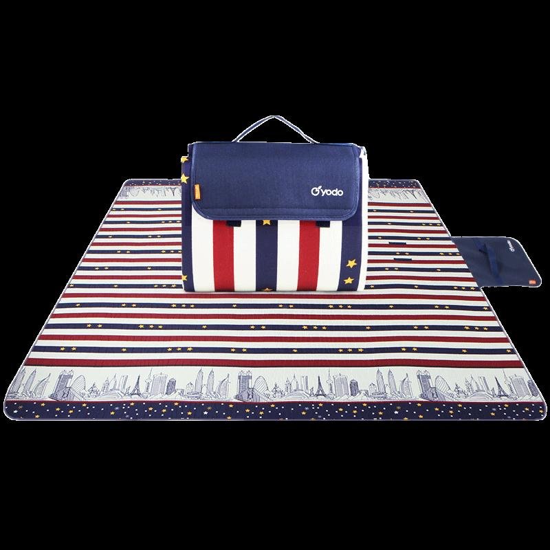 Outdoor picnic mats thicken and can be folded with spring mats park camping